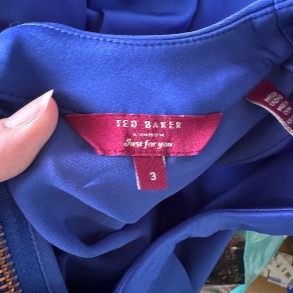 Ted Baker London Kipp Royal Blue Mini Dress - Picture 9 of 14